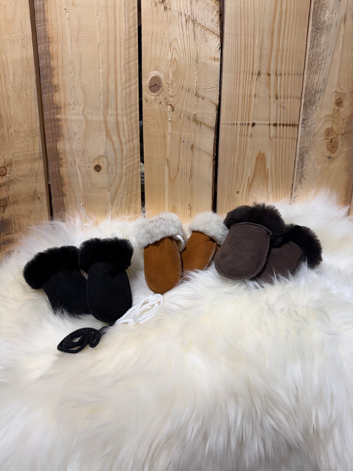 Infant Sheepskin Mitts
